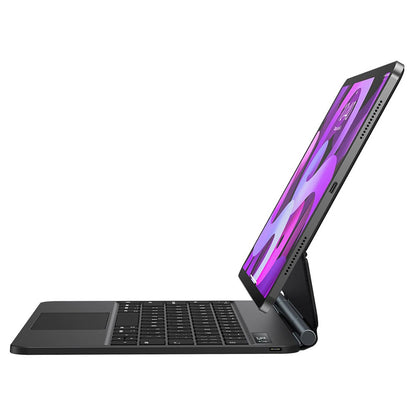 Husa cu Tastatura pentru Apple iPad Pro 12.9 (2022) / Pro 12.9 (2021) / Pro 12.9 (2020) / Pro 12.9 (2018), Baseus, Brilliance, Gri