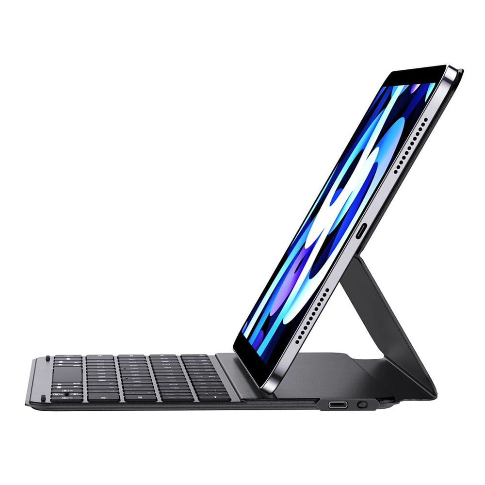 Husa cu Tastatura pentru Apple iPad Pro 12.9 (2022) / Pro 12.9 (2021) / Pro 12.9 (2020) / Pro 12.9 (2018), Baseus, Brilliance, Neagra
