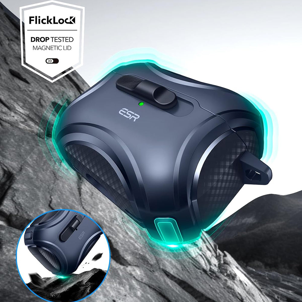Husa ESR Cyber pentru Apple AirPods Pro Series, Albastra