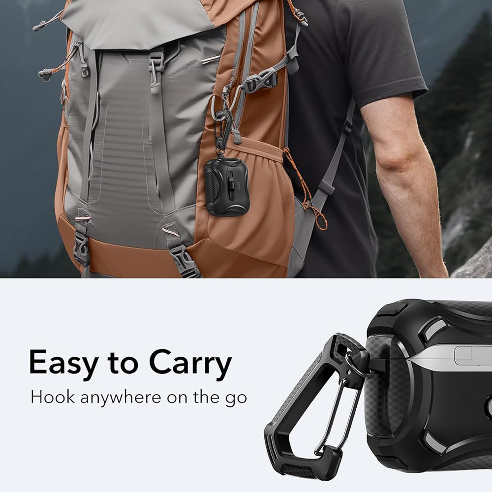 Husa ESR Cyber pentru Apple AirPods Pro Series, Neagra