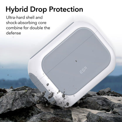 Husa ESR Orbit Hybrid pentru Apple Airpods Pro 3, Alba