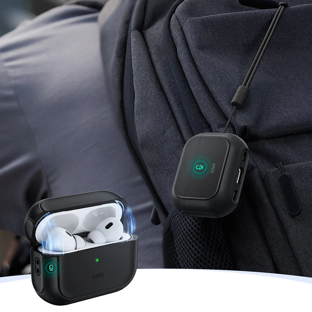 Husa ESR Orbit Hybrid pentru Apple Airpods Pro 3, Neagra, Resigilata