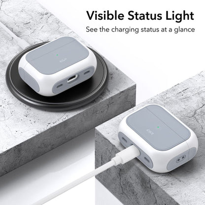 Husa ESR Orbit Hybrid pentru Apple Airpods Pro 3, Alba