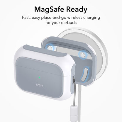 Husa ESR Orbit Hybrid pentru Apple Airpods Pro 3, Alba