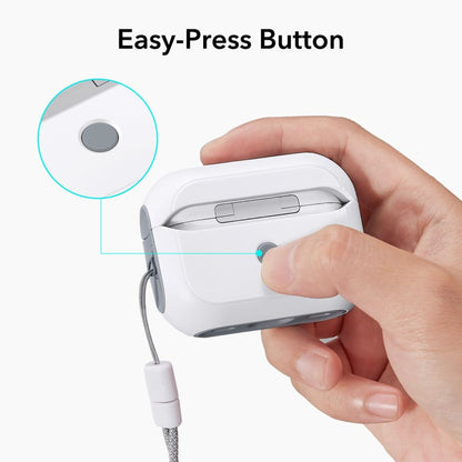 Husa ESR Orbit Hybrid pentru Apple Airpods Pro 3, Alba