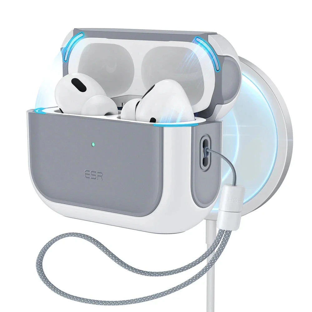 Husa ESR Orbit Hybrid pentru Apple Airpods Pro 3, Alba