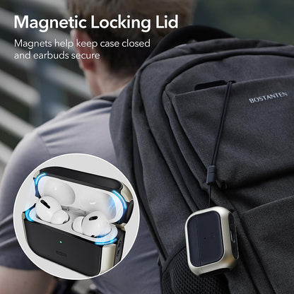 Husa ESR Orbit Hybrid pentru Apple AirPods 4, Mov