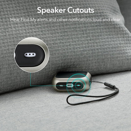 Husa ESR Orbit Hybrid pentru Apple AirPods 4, Neagra