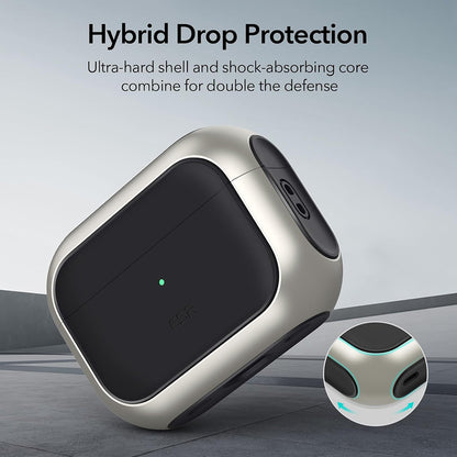 Husa ESR Orbit Hybrid pentru Apple AirPods 4, Roz