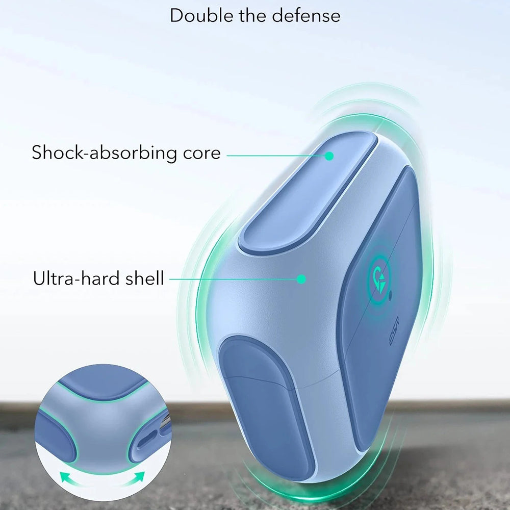 Husa ESR Orbit Hybrid pentru Apple AirPods Pro 3, Albastra
