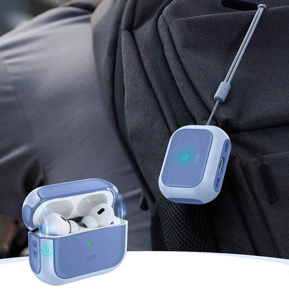 Husa ESR Orbit Hybrid pentru Apple AirPods Pro 3, Albastra