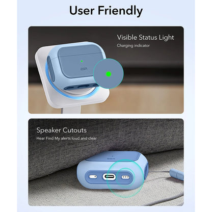Husa ESR Orbit Hybrid pentru Apple AirPods Pro 3, Albastra
