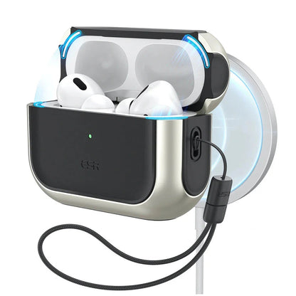 Husa ESR Orbit Hybrid pentru Apple AirPods Pro 3, Gri