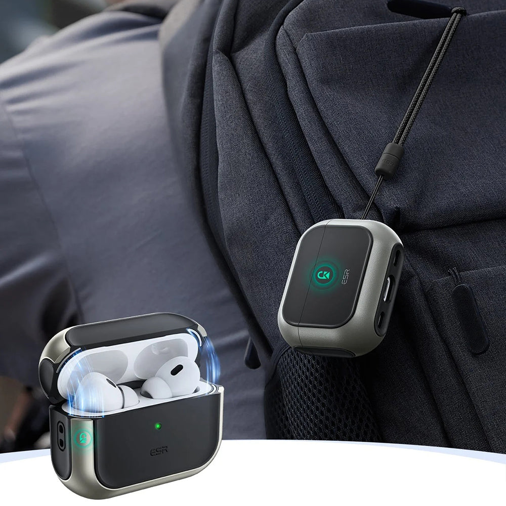 Husa ESR Orbit Hybrid pentru Apple AirPods Pro 3, Gri