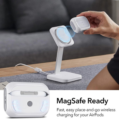 Husa ESR Orbit Hybrid pentru Apple AirPods Pro Series, Alba