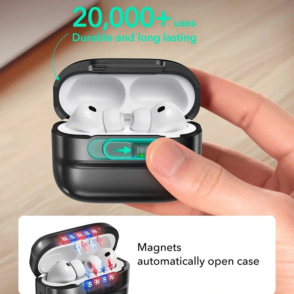 Husa ESR Pulse Magnetic FlickLock pentru Apple AirPods Pro 3, Bleumarin