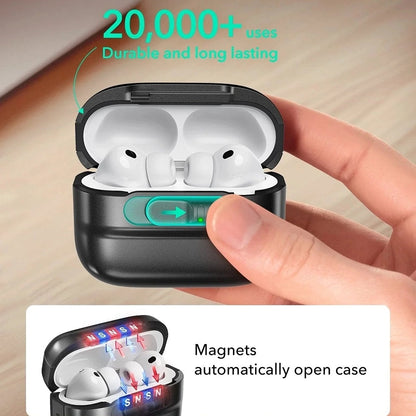 Husa ESR Pulse Magnetic FlickLock pentru Apple AirPods Pro 3, Bleumarin