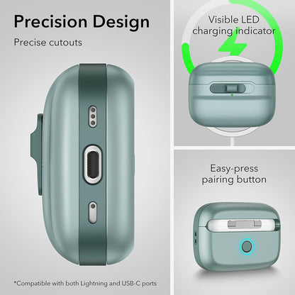 Husa ESR Pulse pentru Apple AirPods 4, Verde