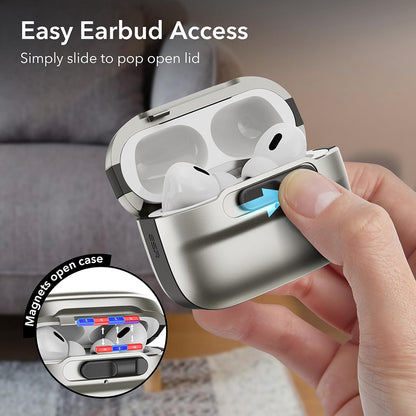 Husa ESR Pulse pentru Apple AirPods Pro Series, Gri