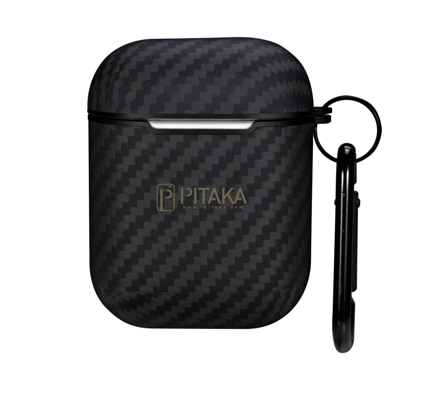 Husa Pitaka Air Pal pentru Apple AirPods Gen 2 / Gen 1, Neagra APM1001