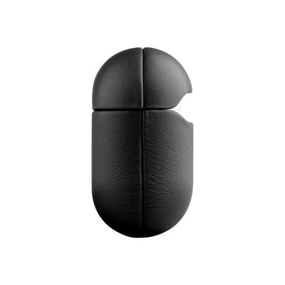 Husa Fixed PodsLeather pentru Apple AirPods 4, Neagra