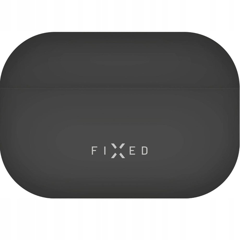 Husa Fixed Silky pentru Apple AirPods 4, Neagra
