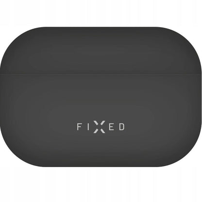 Husa Fixed Silky pentru Apple AirPods 4, Neagra