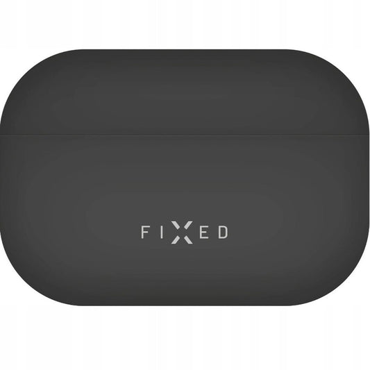 Husa Fixed Silky pentru Apple AirPods 4, Neagra