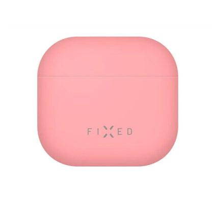 Husa Fixed Silky pentru Apple AirPods 4, Roz