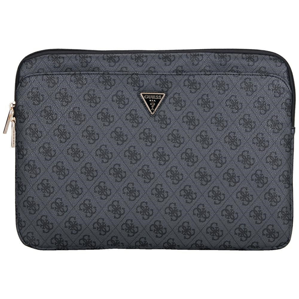 Husa Guess 4G Triangle Logo pentru Laptop 14inch, Neagra