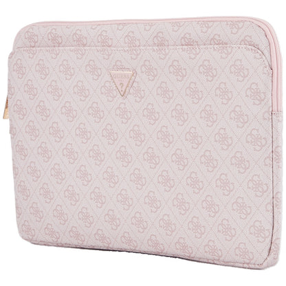 Husa Guess 4G Triangle Logo pentru Laptop 14inch, Roz