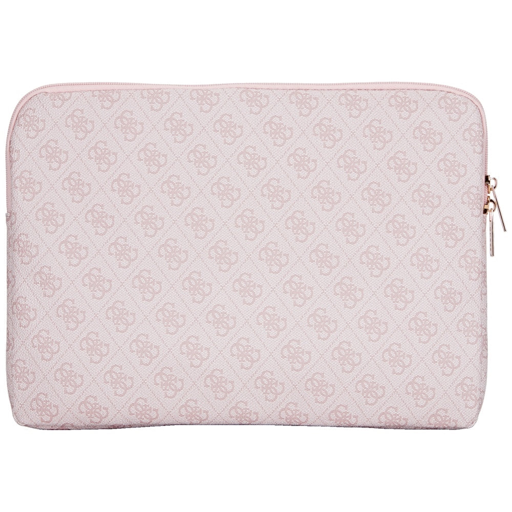Husa Guess 4G Triangle Logo pentru Laptop 14inch, Roz