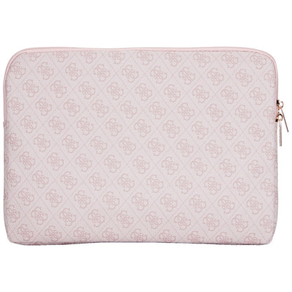 Husa Guess 4G Triangle Logo pentru Laptop 14inch, Roz