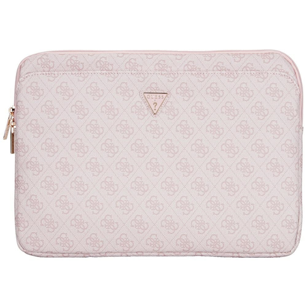 Husa Guess 4G Triangle Logo pentru Laptop 14inch, Roz