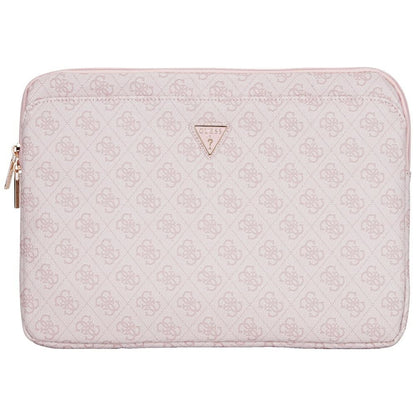 Husa Guess 4G Triangle Logo pentru Laptop 14inch, Roz