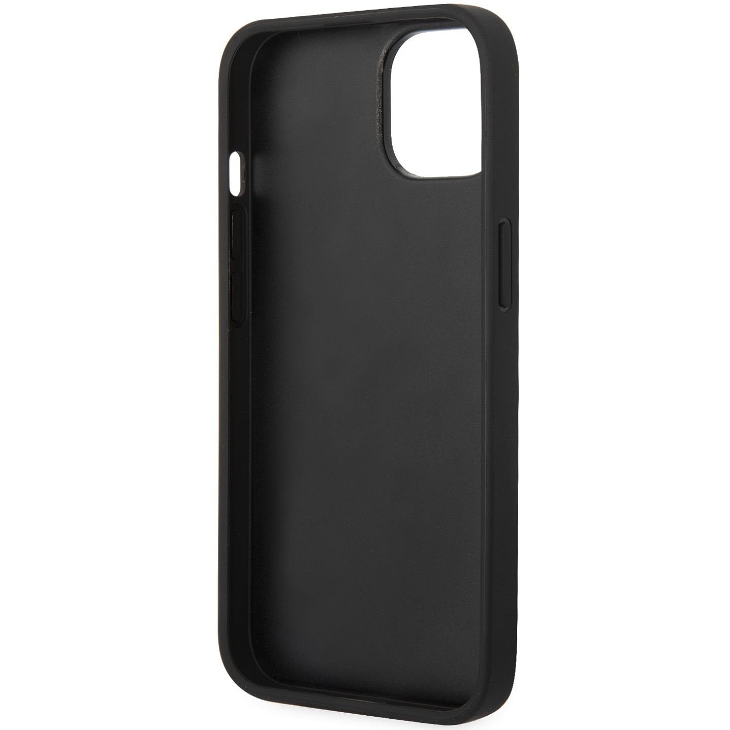 Husa pentru Apple iPhone 14 Plus, Karl Lagerfeld, Saffiano Monogram Metal Logo, Neagra
