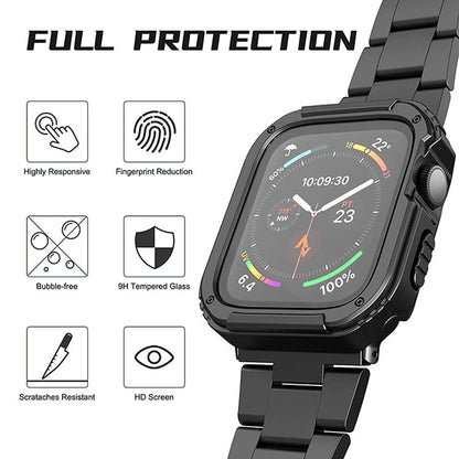 Husa Lito Armor 360 pentru Apple Watch 38mm Series, Albastra