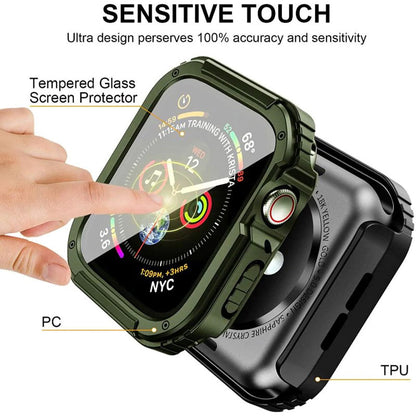 Husa Lito Armor 360 pentru Apple Watch 42mm Series, Verde