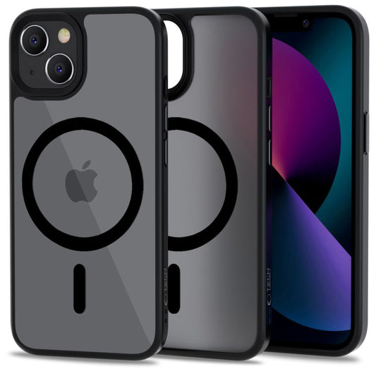 Husa MagSafe pentru Apple iPhone 13, Tech-Protect, Magmat, Neagra