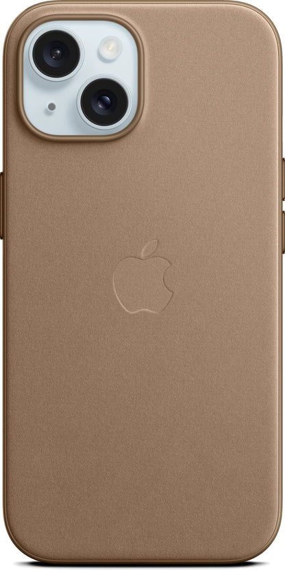 Husa MagSafe pentru Apple iPhone 15, FineWoven, Maro MT3C3ZM/A