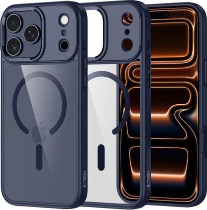 Husa MagSafe pentru Apple iPhone 17 Pro, Tech-Protect, Magmat, Bleumarin