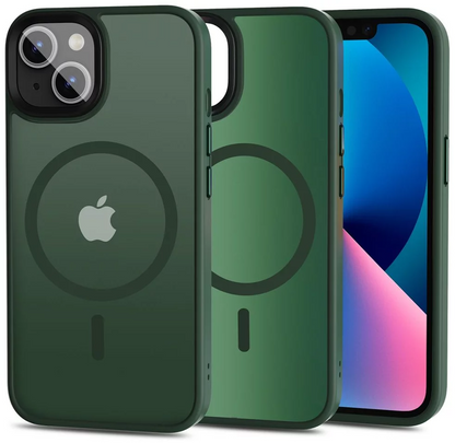Husa MagSafe pentru Apple iPhone 13, Tech-Protect, Magmat, Verde