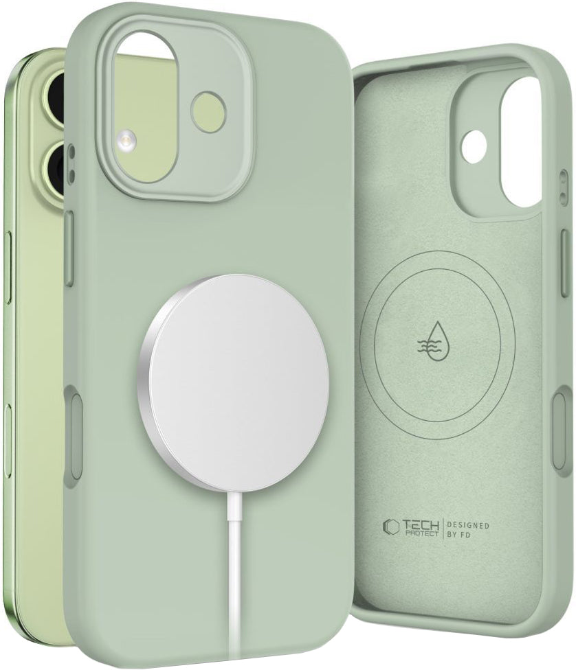 Husa MagSafe pentru Apple iPhone 17, Tech-Protect, Uniq, Verde