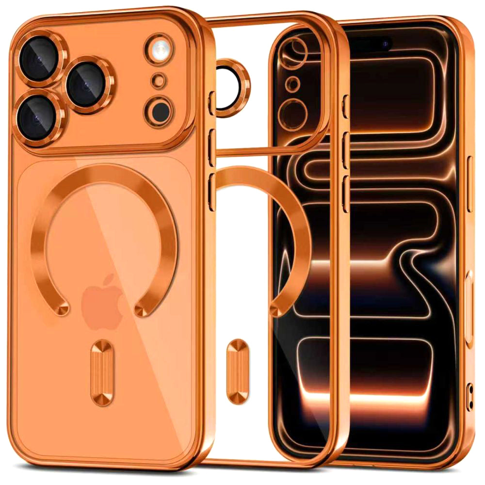 Husa MagSafe pentru Apple iPhone 17 Pro Max, Tech-Protect, Magflex, Portocalie