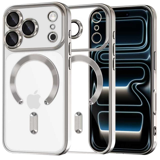 Husa MagSafe pentru Apple iPhone 17 Pro, Tech-Protect, Magflex, Argintie