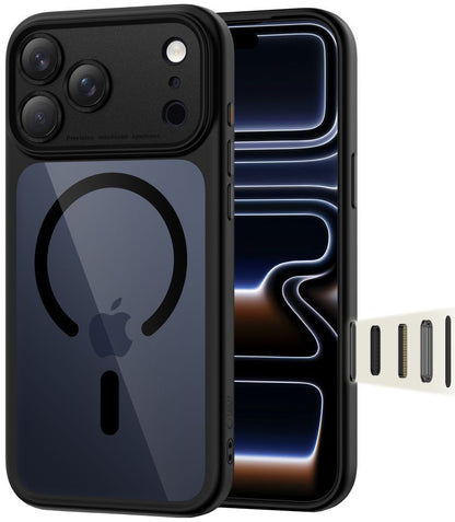 Husa MagSafe pentru Apple iPhone 17 Pro, Tech-Protect, MagPeak, Bleumarin