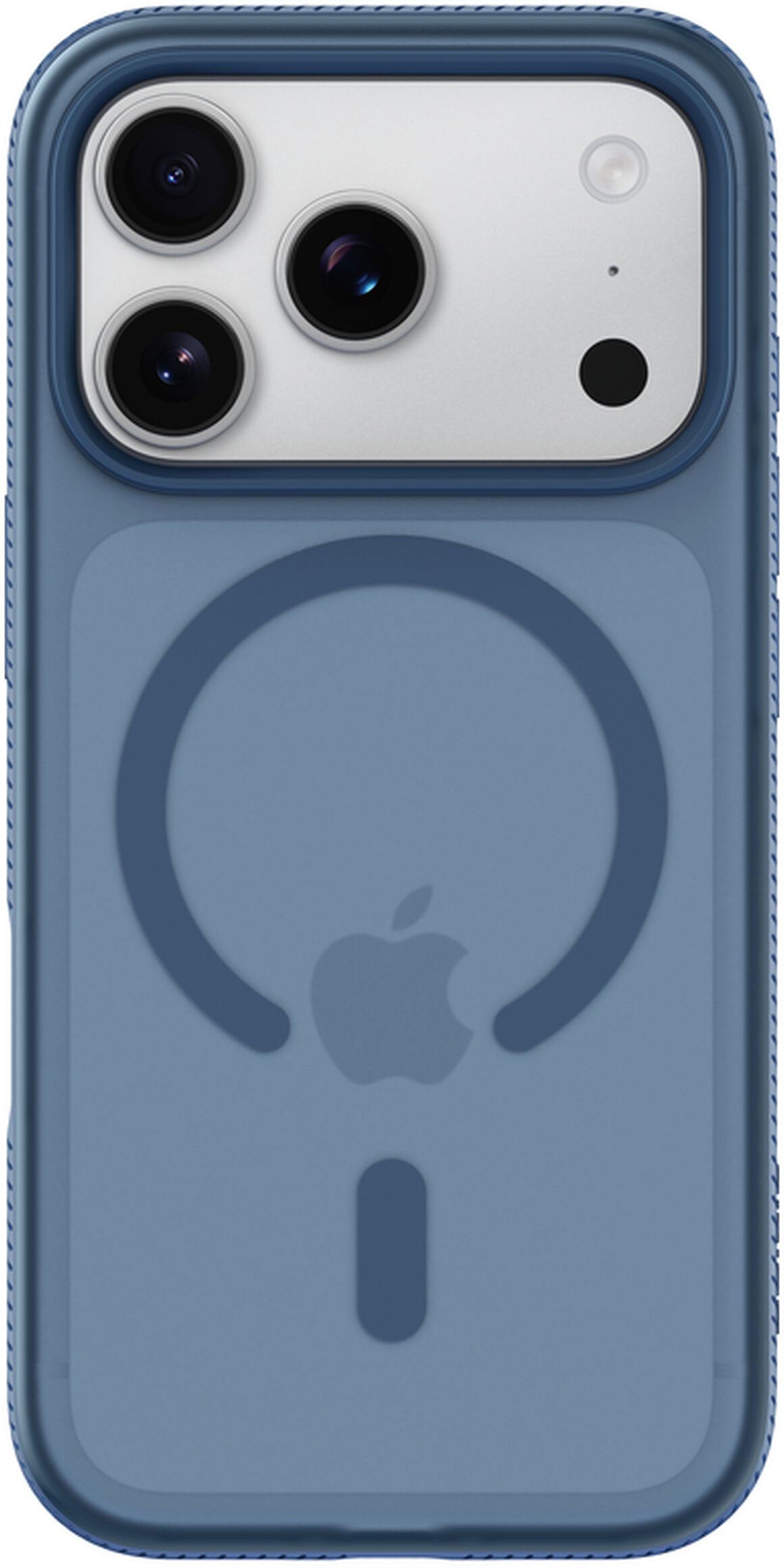 Husa MagSafe pentru Apple iPhone 17 Pro, Belkin, SheerForce Grip, Bleumarin MSA035hqNY