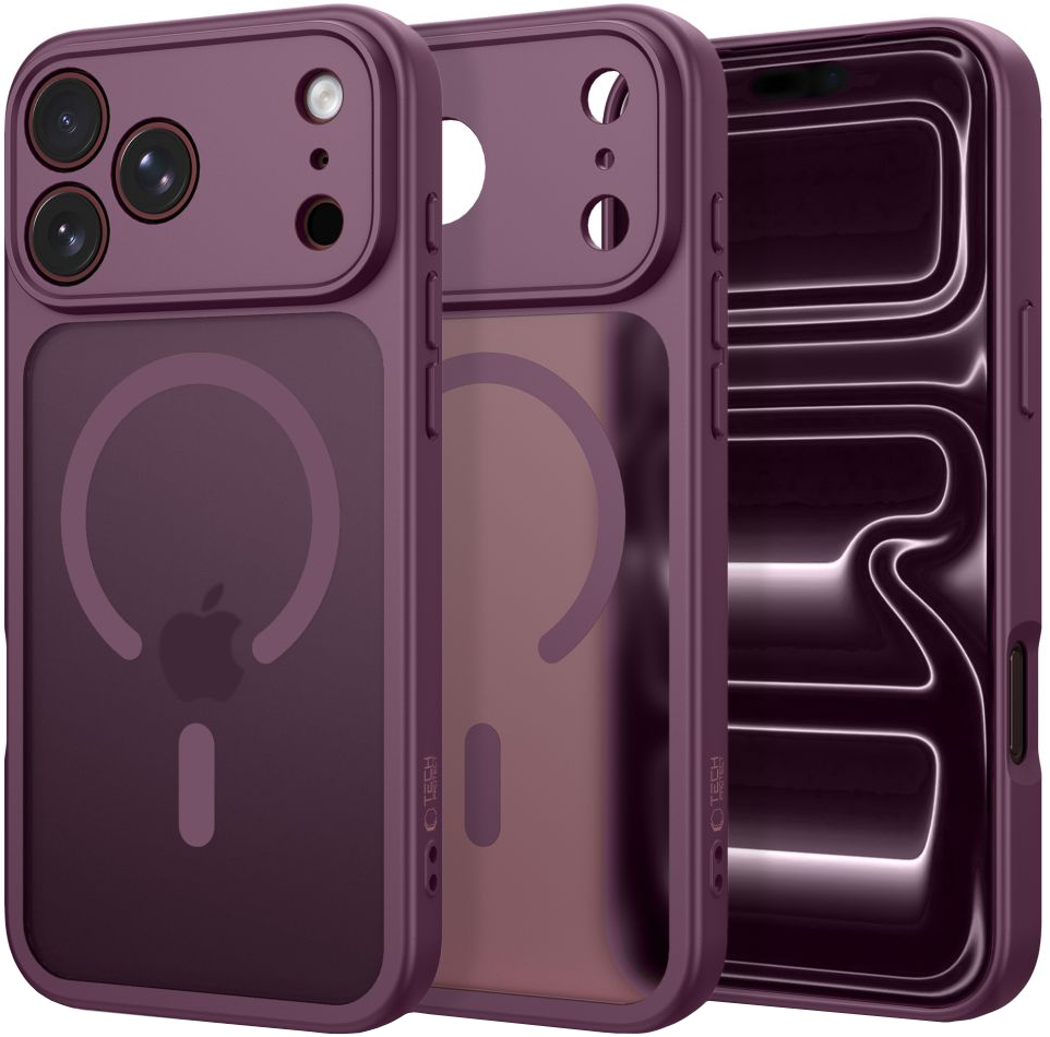 Husa MagSafe pentru Apple iPhone 18 Pro / 17 Pro, Tech-Protect, BasicMag, Visinie Mata