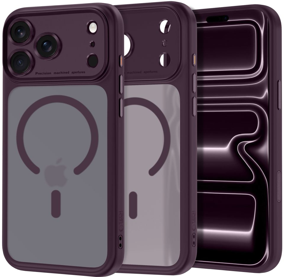 Husa MagSafe pentru Apple iPhone 18 Pro Max / 17 Pro Max, Tech-Protect, MagPeak CC, Visinie Mata