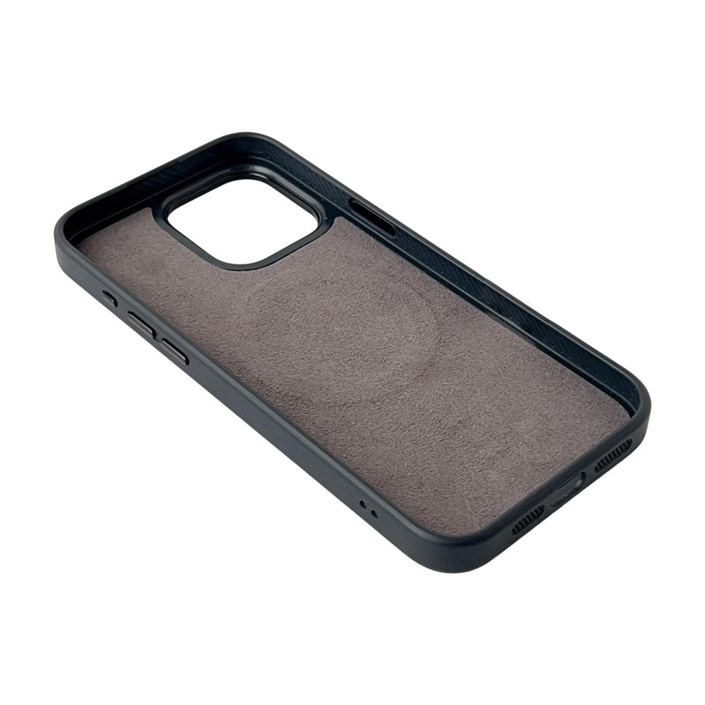 Husa MagSafe pentru Apple iPhone 15 Pro Max, OEM, Round Screen Smart E-Ink, Neagra
